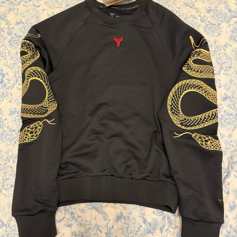 Nike Kobe Year Of Mamba Therma Crewneck Sweatshirt Black